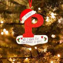 Ladda upp bild till gallerivisning, Gör-det-själv Bokstäver Jul Hängande Ornament