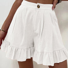 Ladda upp bild till gallerivisning, Shorts med hög midja för kvinnor