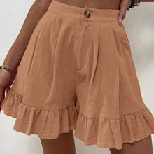 Ladda upp bild till gallerivisning, Shorts med hög midja för kvinnor