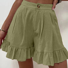 Ladda upp bild till gallerivisning, Shorts med hög midja för kvinnor