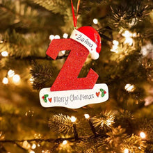 Ladda upp bild till gallerivisning, Gör-det-själv Bokstäver Jul Hängande Ornament