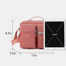 Ladda upp bild till gallerivisning, Lätt multi-pocket messenger-väska