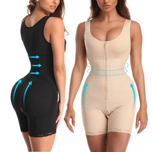 Ladda upp bild till gallerivisning, Slimmad bodysuit med dragkedja för kvinnor