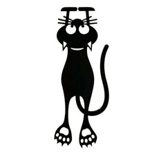 Ladda upp bild till gallerivisning, Cutout Black Kitten Bookmark