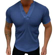 Ladda upp bild till gallerivisning, Snygg V-ringad t-shirt för män