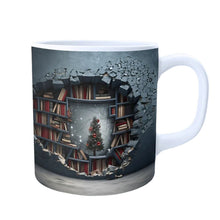 Ladda upp bild till gallerivisning, 3D bokhylla kaffemugg