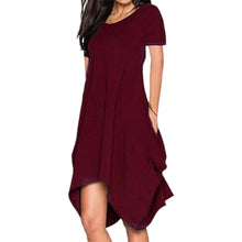 Ladda upp bild till gallerivisning, Oregelbunden fickklänning