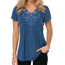 Ladda upp bild till gallerivisning, Slim fit v-ringad spets t-shirt