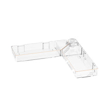 Ladda upp bild till gallerivisning, Väggmonterad hörnhylla utan stansning