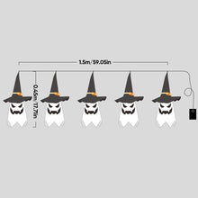Ladda upp bild till gallerivisning, Halloween hängande ljus upp häxhatt