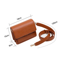 Ladda upp bild till gallerivisning, Enkel crossbody retro liten fyrkantig väska
