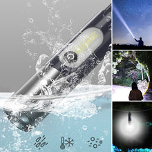 Ladda upp bild till gallerivisning, LED-uppladdningsbara ficklampa