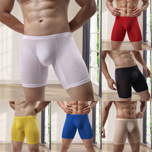 Ladda upp bild till gallerivisning, Boxershorts för män Andas Ice Silk Sports-inspirerade underkläder