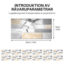 Ladda upp bild till gallerivisning, Kakeldekor | Självhäftande | 3D