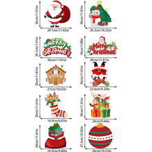 Ladda upp bild till gallerivisning, Berlocker med julmotiv (10 st)