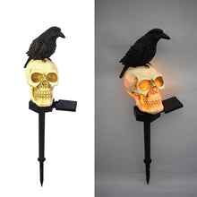 Ladda upp bild till gallerivisning, Lampa med dödskalle kråka