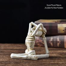 Ladda upp bild till gallerivisning, Unik Yoga Skelett Staty