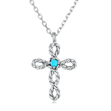 Ladda upp bild till gallerivisning, Lucky Eye Cross-halsband och örhängen