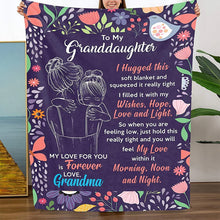 Ladda upp bild till gallerivisning, 🎁Barnsdotters present-söta ord filt
