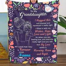 Ladda upp bild till gallerivisning, 🎁Barnsdotters present-söta ord filt
