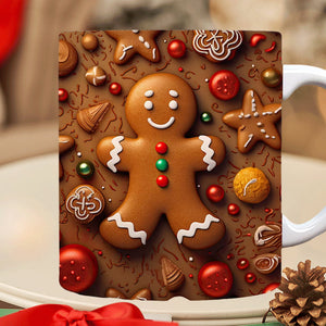 3d jul gingerman keramisk kaffemugg
