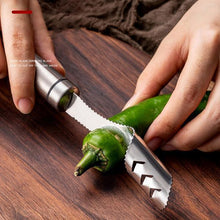 Ladda upp bild till gallerivisning, Stainless Steel Chili Corer Peppers Seed Remover

