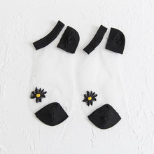 Ladda upp bild till gallerivisning, Genomskinliga strumpor |  Blommotiv
