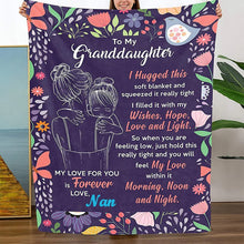 Ladda upp bild till gallerivisning, 🎁Barnsdotters present-söta ord filt
