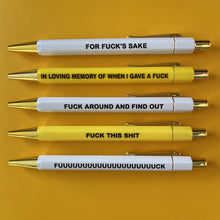 Ladda upp bild till gallerivisning, Motiverande Badass roliga pennor (5 st)
