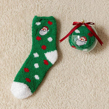 Ladda upp bild till gallerivisning, 🎄🧦Kreativ presentask med runda bollar och julstrumpor
