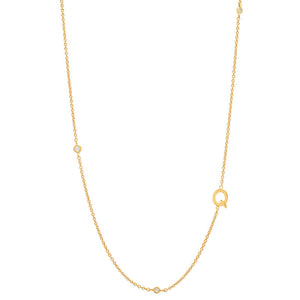 Inledande bezel diamanthalsband