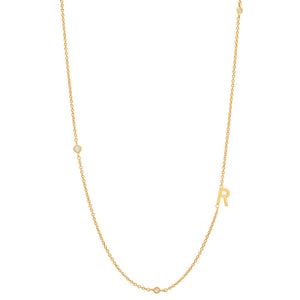 Inledande bezel diamanthalsband