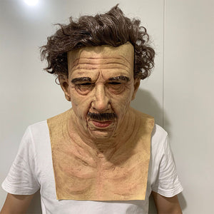 Latexmask för Halloween-simulering