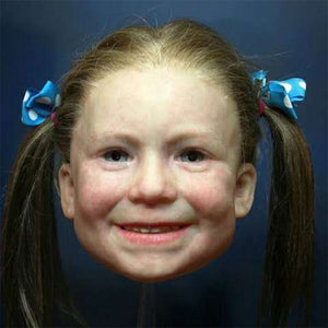 Latexmask för Halloween-simulering