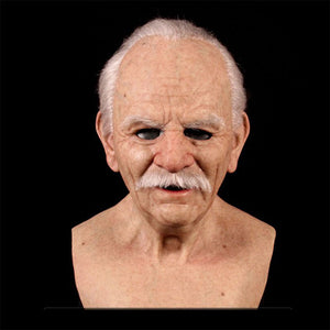 Latexmask för Halloween-simulering