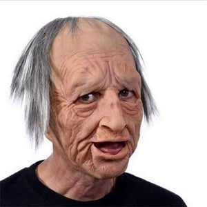 Latexmask för Halloween-simulering