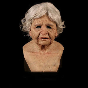 Latexmask för Halloween-simulering