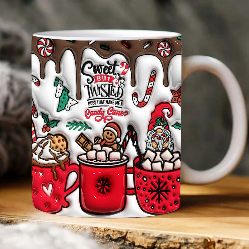 3d jul gingerman keramisk kaffemugg