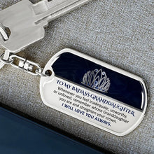 Ladda upp bild till gallerivisning, Keepsake for Granddaughter Keychain
