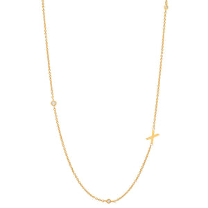 Inledande bezel diamanthalsband