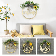 Ladda upp bild till gallerivisning, "Welcome" och "Hello" krans - Midsommarnatt 💐💐
