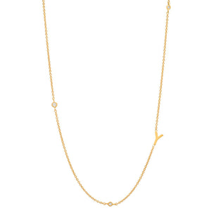 Inledande bezel diamanthalsband
