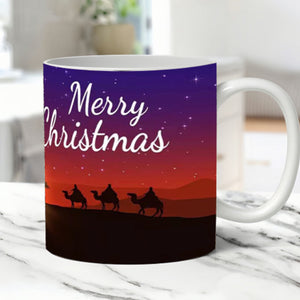 Vintage jul julkrubba mugg