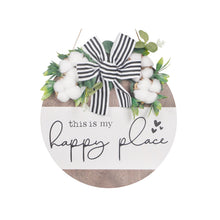 Ladda upp bild till gallerivisning, "Detta är vår glada plats" Ytterdörrkrans
