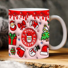 Ladda upp bild till gallerivisning, 3D-mugg med julmotiv
