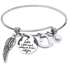 Ladda upp bild till gallerivisning, Förlängningsbar Syster Charm Armband
