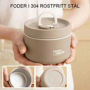 Bärbar isolerad matlåda