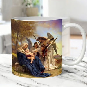 Vintage jul julkrubba mugg