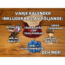 Ladda upp bild till gallerivisning, Adventskalender för tärningar 2024
