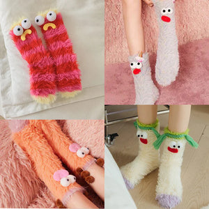 🥳🧦3D udda ansiktsstrumpor